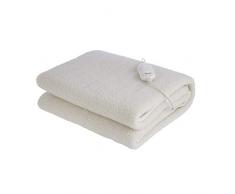 Bimar SCL11A Scaldaletto Singolo Termico Pisolo, 1 Piazza 150x80cm, Coperta elettrica in Tessuto Lana Sintetica. Riscaldamento Rapido 3 Livelli di Temperatura, Protezione da Surriscaldamento