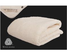 Vendita Coprimaterasso in Lana Merino, Foglio Size Small King COPRIMATERASSO 150 x 200 cm,con Elastici agli Angoli. Regalo Perfetto ! Prodotto Naturale