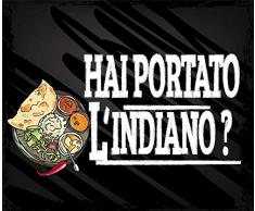 TappetoHAI PORTATO LINDIANO ? personalizzabile in feltrogomma cm. 60x50x0,3 LOVEDOORMAT Marchio Registrato Handmade in Italy