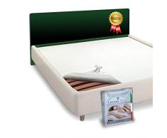 Coprirete in Feltro Anallergico, Ideale per Rete a Doghe | Launen Tirol | Coprirete Protettivo | Traspirante, Lacci Angolari Antiscivolo |Igienico, Lavabile, non si Stira | Daunex Italia cm.170x195