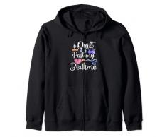 Ho trapunta passato la mia buonanotte divertente uncinetto lavoro a maglia amante Felpa con Cappuccio