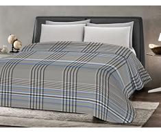 Banzaii Trapuntino Mezza Stagione, Autunnale, Primaverile Copriletto Trapuntato Imbottito Matrimoniale 250x260 cm Giada Verde Made in Italy