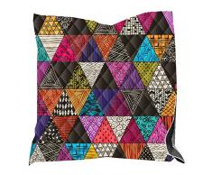 Trapunta Geometrica Classica Quilted Quilt Patchwork, Coperta Trapunta Morbida in Microfibra Estiva, Copriletto per Lenzuola Autunnali e Invernali Bedspread Blanket (Multicolore 3, 200 x 230 cm)