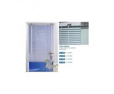 TENDA VENEZIANA BIANCA CON LAMELLE DA MM. 25 CM. 100X170H