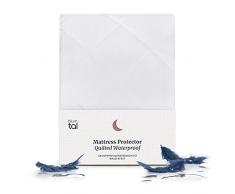 Blumtal Coprimaterasso Singolo Impermeabile Trapuntato, Coprimaterasso Impermeabile Singolo, 90x190x30cm, 1 Pezzo