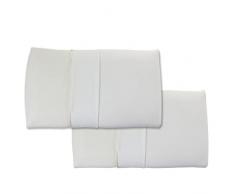 Leonardo coppia cuscini cervicale memory 70x40, altezza 15 cm modello Alice, guanciale Memory per letto , federa sfoderabile e lavabile - prodotto Made in Italy