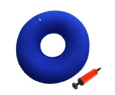 Cuscino Gonfiabile a Ciambella Sostegno Lombare con Pompa