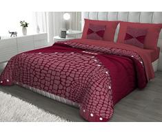 il dolce stile della tua casa trapunta estiva quilt copriletto trapuntato matrimoniale letto 2 piazze 100gr (bordeux)
