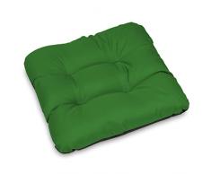 SuperKissen24. Set di 8 Cuscini per Sedie - Cuscino 45x45 cm da Esterno ed Interno Comoda Seduta Impermeabile per Mobili e Arredamento da Giardino, per Pavimento - Verde