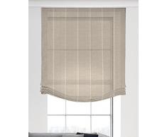 Isabel Curtains 660Â Roman Blind Tenda Poliestere Lino, Poliestere, Lino, 5 x 90 x 175 cm