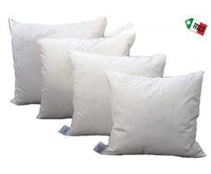 R.P. Daunex - Imbottitura - Anima - Interno Cuscino Arredo Naturale in Vera Piuma D'Oca - piumette - cm 50x50