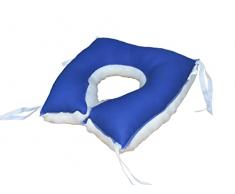 Gar Medical Cuscino Antidecubito forma ferro di cavallo, Prevenzione delle ulcere da pressione, per sedie a rotelle, sofa, letto. Manifattura europea.