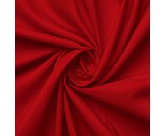Microfibra - stoffa bandiere - tessuto microfibra in 100% poliestere - stoffa/tessuto al metro (rosso)