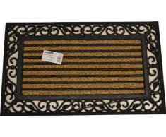 Oryx 5291035 - Fibra di cocco e gomma zerbino 45x75 cm strisce
