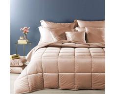 Caleffi - Trapunta Velvet 100% Poliestere Tinta Unita Matrimoniale Fard