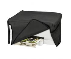 kwmobile Copertina Antipolvere Compatibile con HP Envy Inspire 7220e / Inspire 7255e - Copri Stampante - Copertura Protettiva - Fodera in grigio scuro