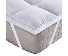 Amazon Brand - Umi 3D Coprimaterasso imbottito,Coprimaterasso in microfibra di poliestere,morbidezza,antiallergico - 180x200cm