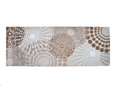 LifeStyle-Mat 100925 passatoia Punti, Antiscivolo e Lavabile, Ideale per Il Guardaroba, la Cucina o la Camera da Letto 67 x 170 cm, Beige/Bianco