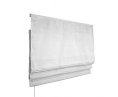 Victoria M. Klemmfix Tenda a Pacchetto per Finestra montabile Senza Fori, 80 x 240 cm, Bianco