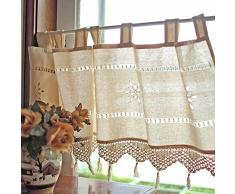 Silvercolor, tenda corta, tenda scorrevole per caffè, bistrot, decorazione domestica
