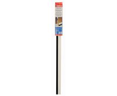 VERDELOOK Paraspifferi Bianco Autoadesivo PVC Spazzola per Fondo Porta Protezione Insetti