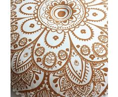 Kapok Cuscino da Meditazione Cuscino di Seduta Guru-Shop Cuscino di Seduta Cuscino a Pavimento TappetinoThai Rosso 50x50 cm