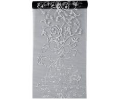 Runner da tavola Orient nero, 28 cm, 5 m matrimonio natale