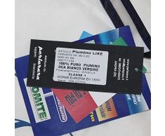 PERLARARA Piumone Matrimoniale Invernale 100% Piumino Vergine Oca Bianca Mongolia - Caldo 4 Punti Calore - Like Winter 250x200 cm Ultra Leggero in Puro Cotone Finissimo