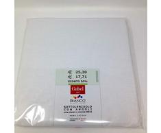 Gabel Lenzuolo Francese con Angoli Cotone Toujours VAR. Bianco