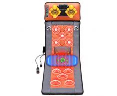 Tappetino Per Massaggio Completo Con Calore 10 Motori Vibranti, Cuscino Per Massaggio Impastante, Per Uso Domestico, Ufficio