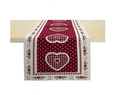 GALTEX Runner centrotavola Montmartre 44x140 cm R634 Rosso