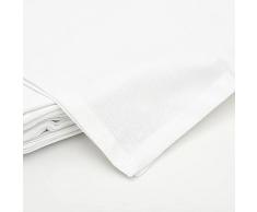 Tovaglioli di stoffa, tovaglioli di lino, in cotone, per la casa, la cucina, il tavolo da pranzo, la cena, il ristorante, i Pack of 12, 24, 36, 48, 51 x 51 cm (confezione da 12)