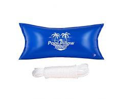 Udekit Cuscino dAria per Piscina Gonfiabile Galleggiante Antigelo Copertura per Piscina Cuscino dAria 120 x 240 cm