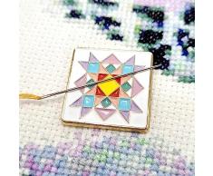 Meloca Designs Trapunta blocco aghi per punto croce, ricamo, ricamo, cucito, trapuntatura, ricamo e merceria