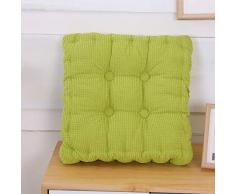 Morbuy Cuscino Soffice da Pavimento Divano, Cuscino per Sedia Interno Meditazione ed Divano Camera da Letto Decorazione Domestica (40cm / 16, Verde)