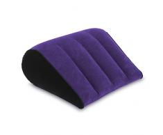 DASGUTES Cuscino Gonfiabile Minimalista, blu, cuscino ausiliario per la postura di yoga, riduce la pressione della vita e della schiena, cuscino a cuneo