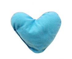 Xmiral Cuscino a Forma di Cuore Rosso Pet Morbido Amore Amico Regalo Regalo Piccolo Cuscino (13 * 12 * 3cm,Blu)
