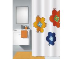 Muesch 2372148305 - Tenda per doccia Floralis, 180 x 200 cm, multicolore