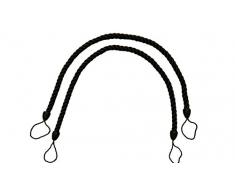 Coppia di colore nero fermatenda, lunghezza (Embrace): 66 cm Style # Cctb color # K9