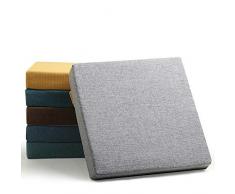 Semplice Stile Tailandese Naturale Lattice Cuscino,Sedentario Non è Stanco Adatto per Sedia da Ufficio Seggiolino Auto Sedia A Rotelle,Poliestere Tessuto,può Alleviare Pressione De-G 40 * 40 * 6cm