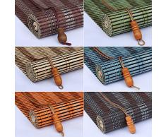 Belgù Bamboo, Tenda di bambù Colorata, persiane di bambù, Tende Decorative allaperto da Interno, Impermeabile, ombrellone, Adatta for la Sala da tè, Ristorante, Ufficio.
