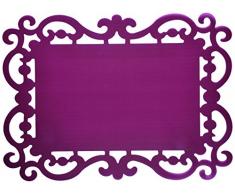 Bitossi Home Baroque Set 12 Tovagliette, PVC, Viola, 44 x 32 cm