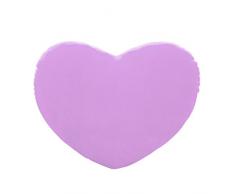 haohao3 Cuscino a Forma di Cuore, 15 cm Cuscino Decorativo a Forma di Cuore in Cotone PP Morbido Regalo Amante della Bambola Creativa Viola
