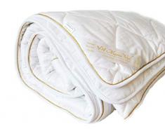 Lana Merino Elegante Oro piumone/Trapunta Copripiumino, 450 gsm, Peso Medio Duvet. Prodotto Naturale. 8 – 10.5tog Copripiumino Singolo/Matrimoniale/piumone Matrimoniale