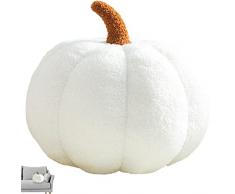 Voiakiu Zucca ripiena di Halloween, Peluche di Zucca soffice, Cuscino Decorativo a Forma di Zucca 3D Cuscino da tiro Morbido e Carino, per Decorazioni per la casa Bomboniere per Feste di Halloween