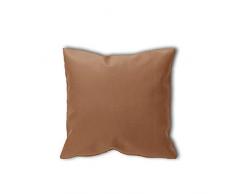 Cieffepi Home Collections Cuscino Arredo ECOPELLE (50x50, Grigio)