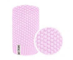 Coperta Accogliente In Cotone 100% per bambini bambine coperta ideale come coperta per bambini, per neonati coperta, primainfanzia coperta lavorata in maglia 80x100 I 100x120 (1032) (Rosa, 80 x 100)