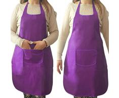 OUTLETISSIMO GREMBIULE COLORATO DA CUCINA VIOLA CON TASCA E LACCIO GIROVITA CHEF BAR CUOCO CUOCA