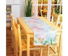 Kamaca - Runner da tavola con immagini di alta qualità, motivo decorativo adatto alla primavera e all’estate, 40 x 150 cm, motivo pasquale