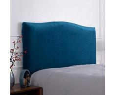 Copri+Testata+Letto+Matrimoniale/Singolo Copertura testiera Letto Elasticizzato in Velluto Protettiva Copritestiera Antipolvere Fodera per testiera del Letto ( Color : D , Size : 170-190cm )